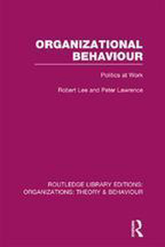 Organizational Behaviour - cover
