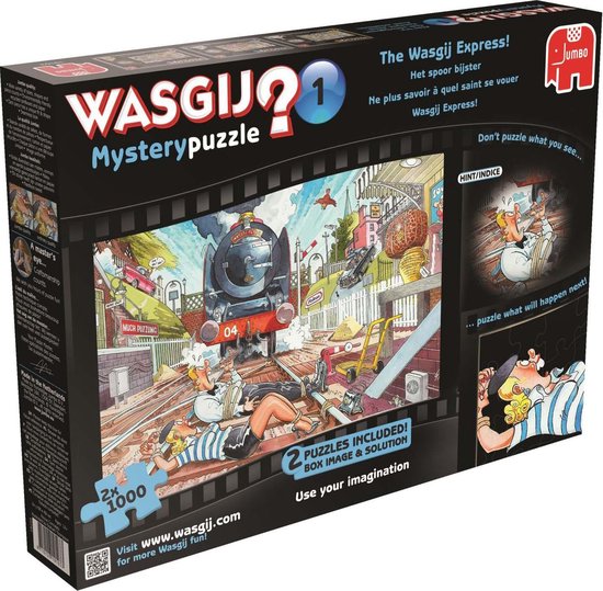 strijd kapsel september Wasgij Mystery 1 De Wasgij Express! puzzel - 2 x 1000 stukjes | bol.com