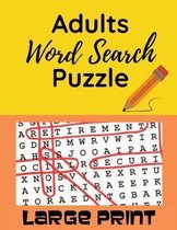 Adults Word Search Puzzle