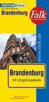 Falk Stadtplan Extra Standardfaltung Brandenburg