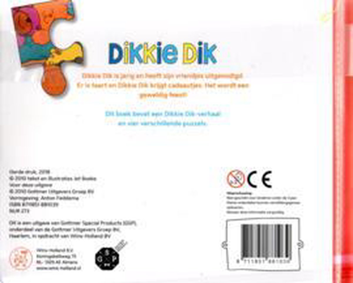 Dikkie Dik Poezencircus puzzelboek met 4 puzzels | bol.com
