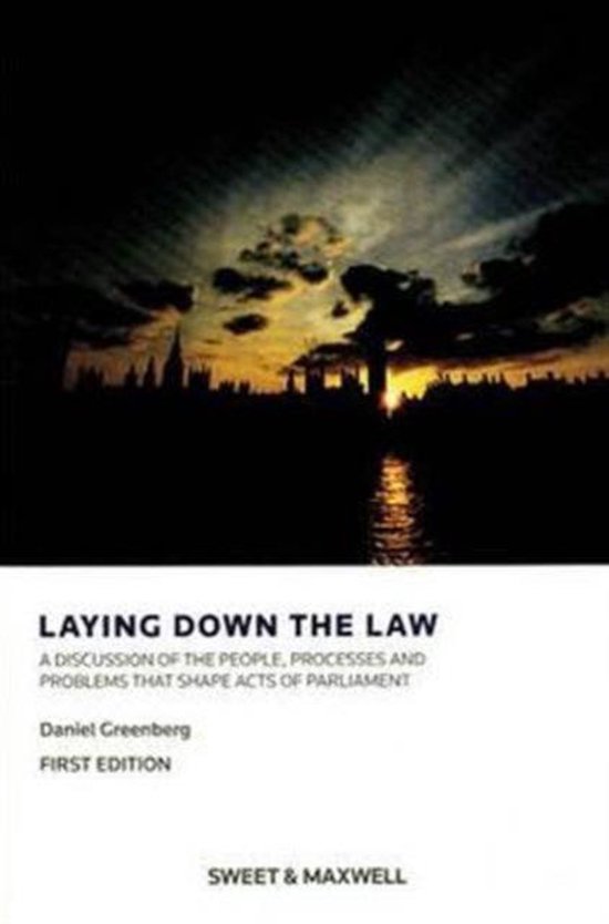 Laying Down the Law 9780414046931 Daniel Greenberg Boeken