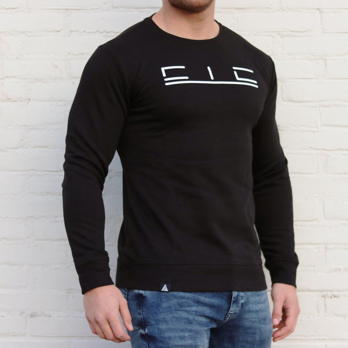 Slim fit Sweater - Extra large - Zwart - Cicwear