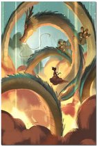 Goku & Shenron Canvas Poster