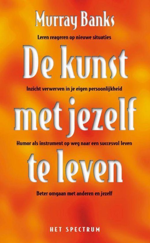 Cover van het boek 'De kunst met jezelf te leven'