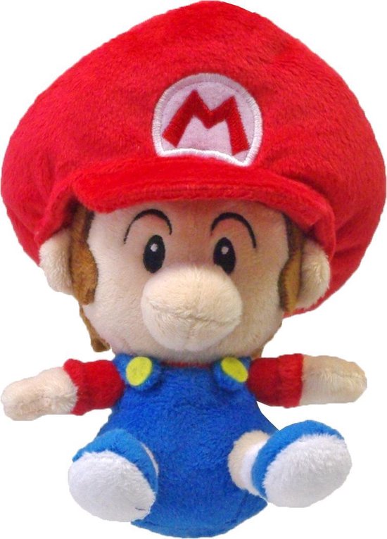 Super Mario Bros.: Baby Mario 13 cm Knuffel | bol.com