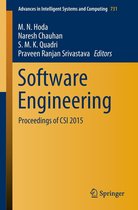 Advances in Intelligent Systems and Computing 731 - Software Engineering