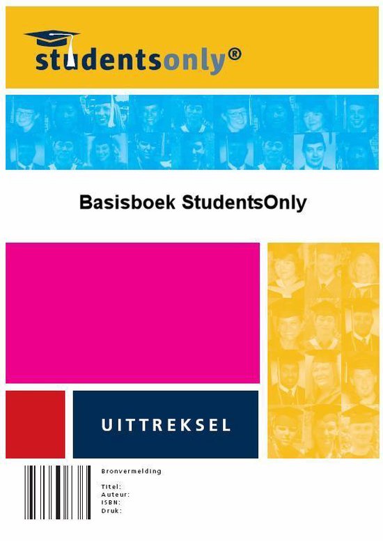 Cover van het boek 'Management, organisatie en gedrag / Uittreksel' van  StudentsOnly