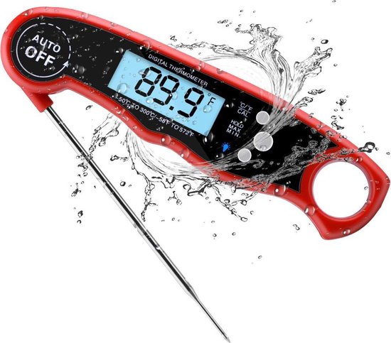 bol.com | Voedsel Thermometer - Digitale keuken thermometer - Inklapbare  sonde - Digitaal