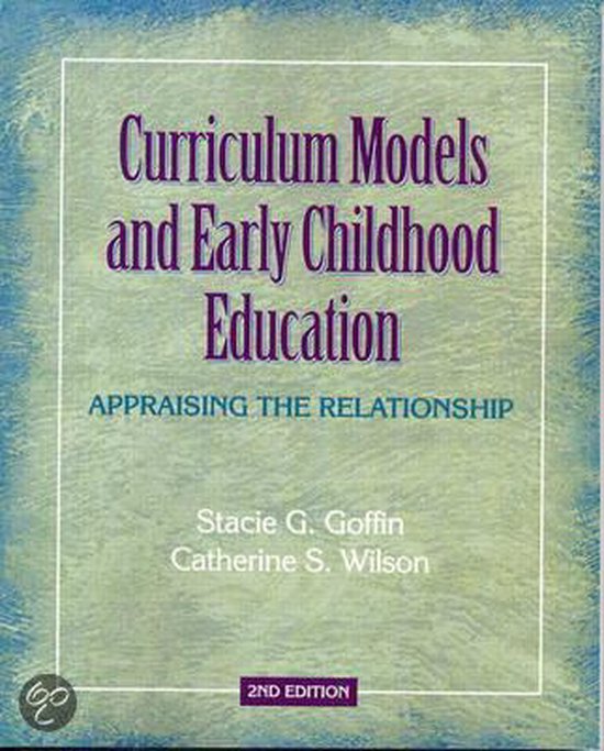 Curriculum Models and Early Childhood Education 9780130878212