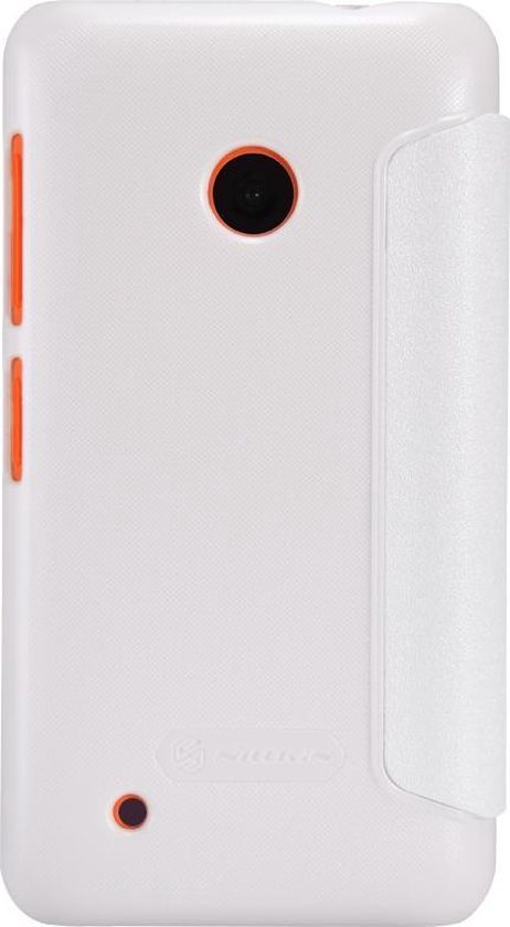 Nillkin - Nokia Lumia 530 Hoesje - Leather Case Sparkle Series Wit | bol.com