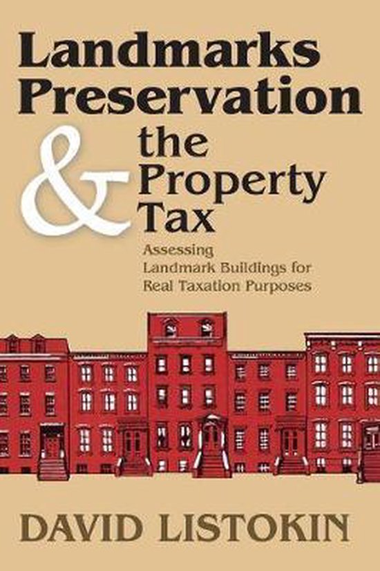 Landmarks Preservation & the Property Tax - cover