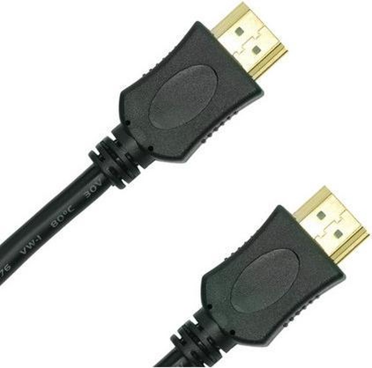 JouJye AVC 200-1,5m HDMI-kabel HDMI Aansluitkabel HDMI-A-stekker, HDMI-A-stekker 1.50 m Zwart 4K UHD, Audio Return Chan