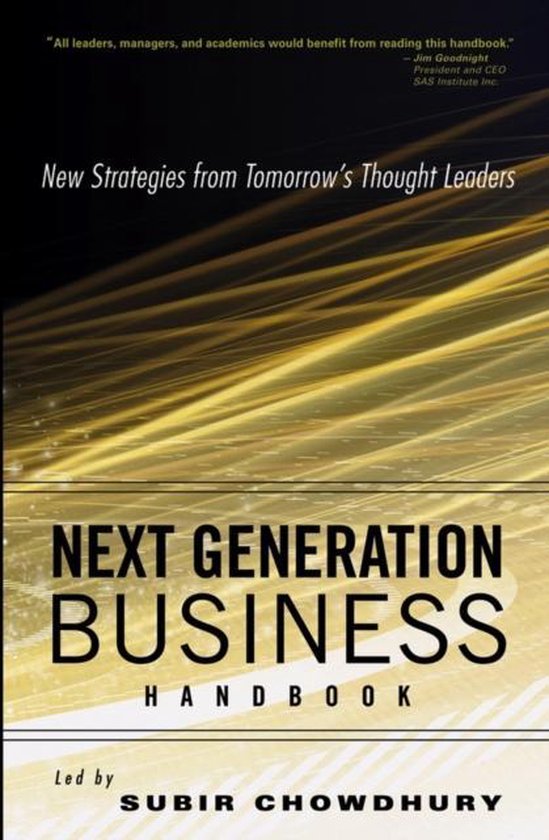 Next Generation Business Handbook 9780471669968 S Chowdhury