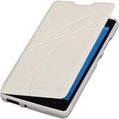 Bestcases Wit TPU Booktype Motief Hoesje Huawei Honor 3C