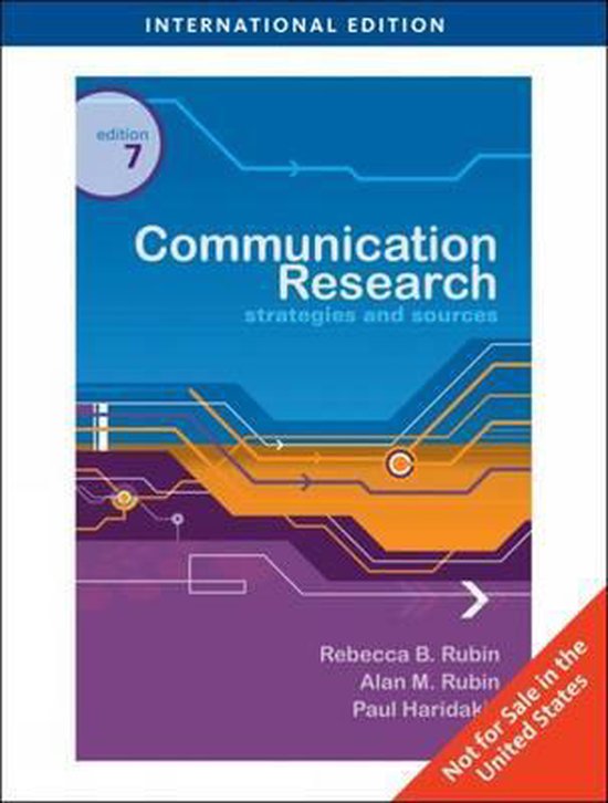 Communication Research 9780495793441 Rebecca B. Rubin Boeken