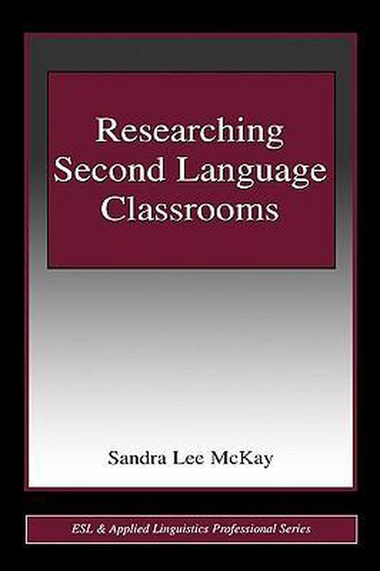 Researching Second Language Classrooms - cover