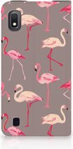 Geschikt voor Samsung Galaxy A10 Hoesje maken Flamingo