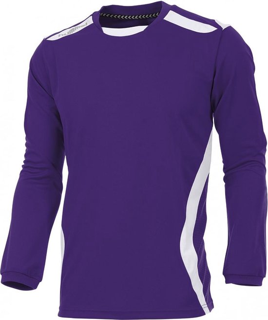 hummel Club Shirt lm Sportshirt - Violet - Taille S