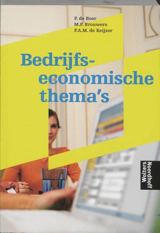 Bedrijfseconomische thema's - P. de Boer | 