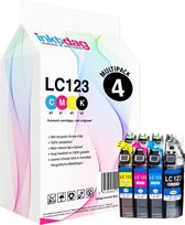 LC123 Pack 10 Cartouche d'encre compatible Brother LC123 Pour imprimante  Brother MFC-J6520DW MFC-J6720DW DCP-J132W DCP-J152W
