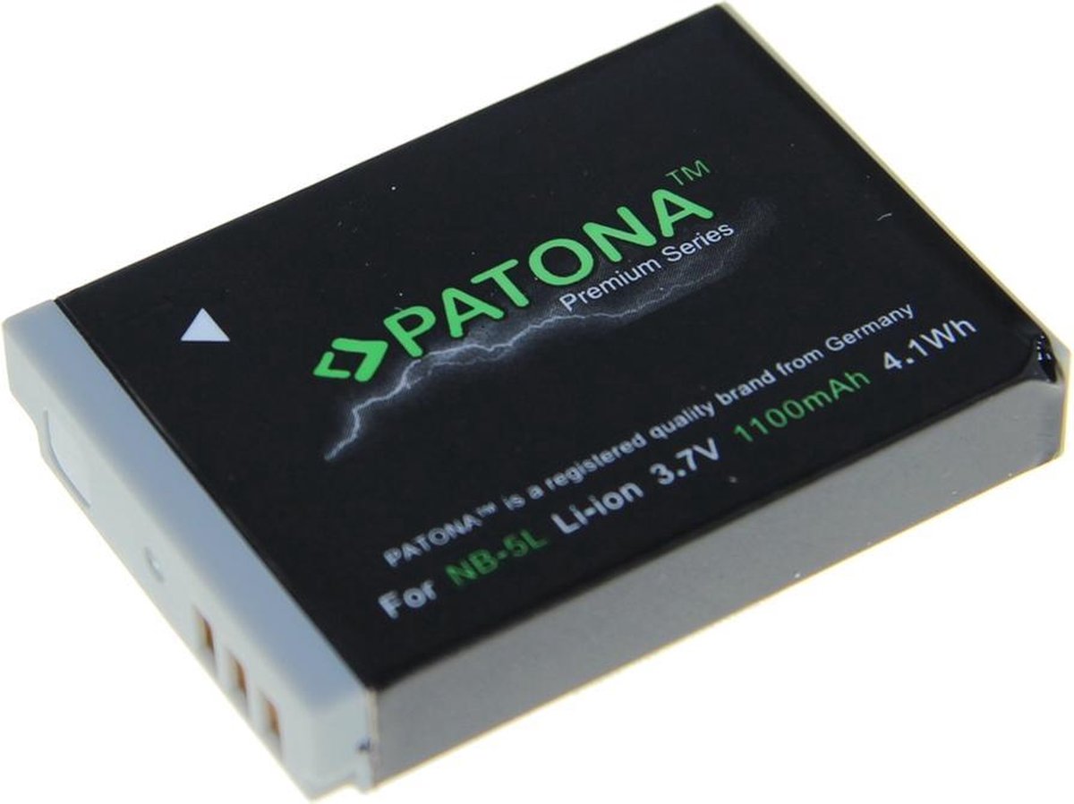 PATONA 1208 Lithium-Ion 1100mAh 3.7V oplaadbare batterij/accu