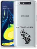 Samsung Galaxy A80 Silicone-hoesje Gun DTMP