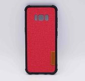 Pour Samsung Galaxy S8 - étui, coque - TPU - Look jean - Rouge