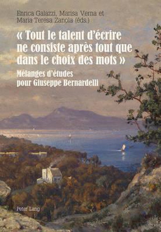' Tout le talent d'écrire ne consiste après tout que dans  ... - cover