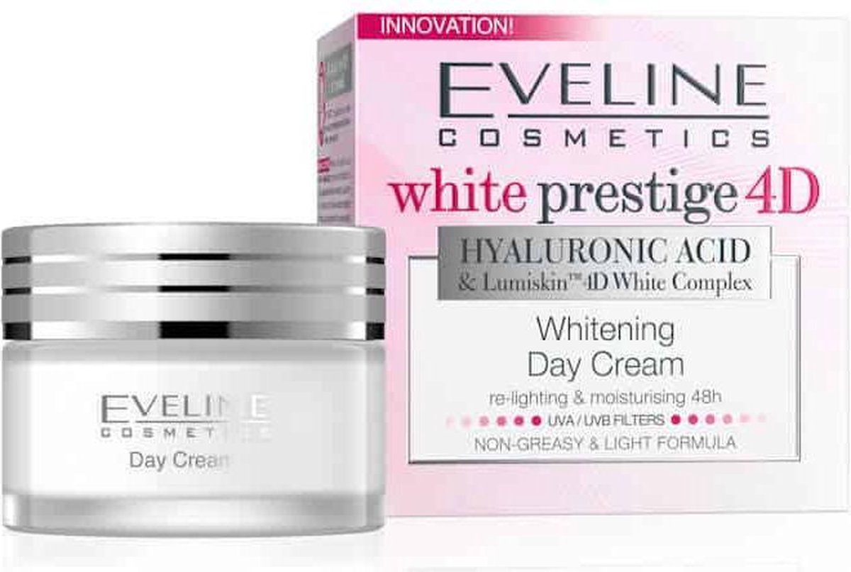 Eveline Cosmetics White Prestige 4D Whitening Day Cream 50ml.