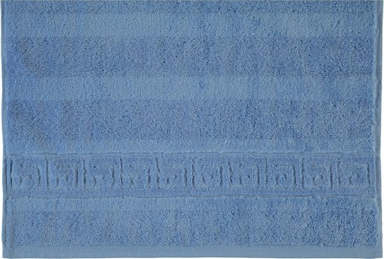 Serviette de bain CAWÖ Noblesse Uni - Bleu clair - 50x100