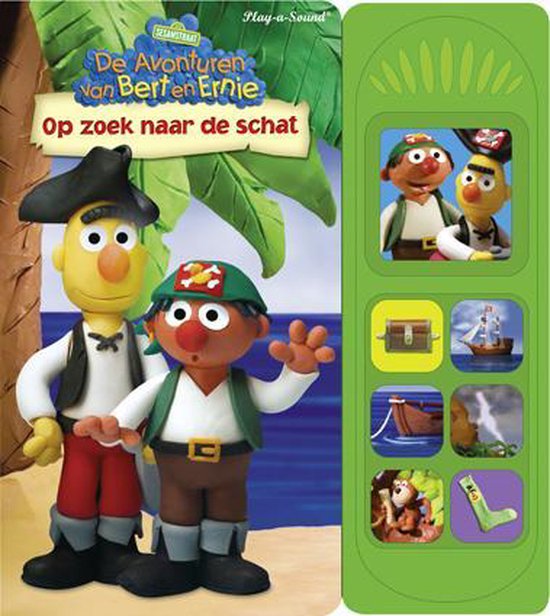 Cover van het boek 'De avonturen van Bert en Ernie  / Op zoek naar de schat'