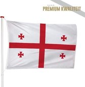 Georgische Vlag Georgië 200x300cm - Kwaliteitsvlag - Geschikt voor buiten