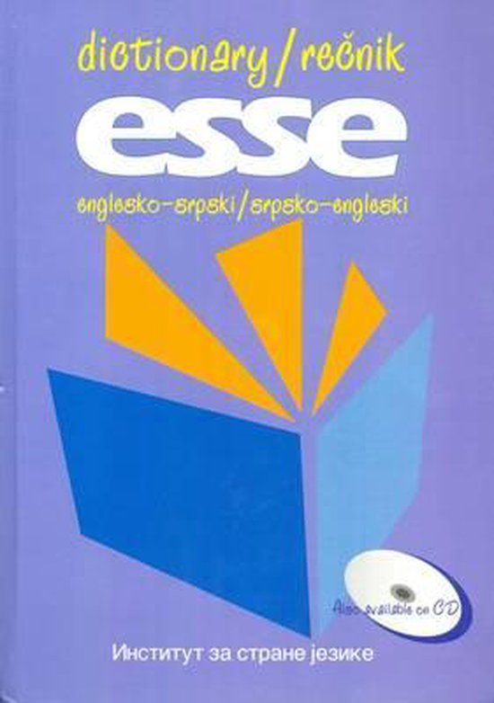 ESSE EnglishSerbian and SerbianEnglish Dictionary, Z. Ignjatic 9788671471220 Boeken