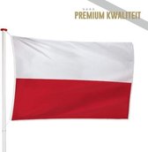 Poolse Vlag Polen 200x300cm - Kwaliteitsvlag - Geschikt voor buiten