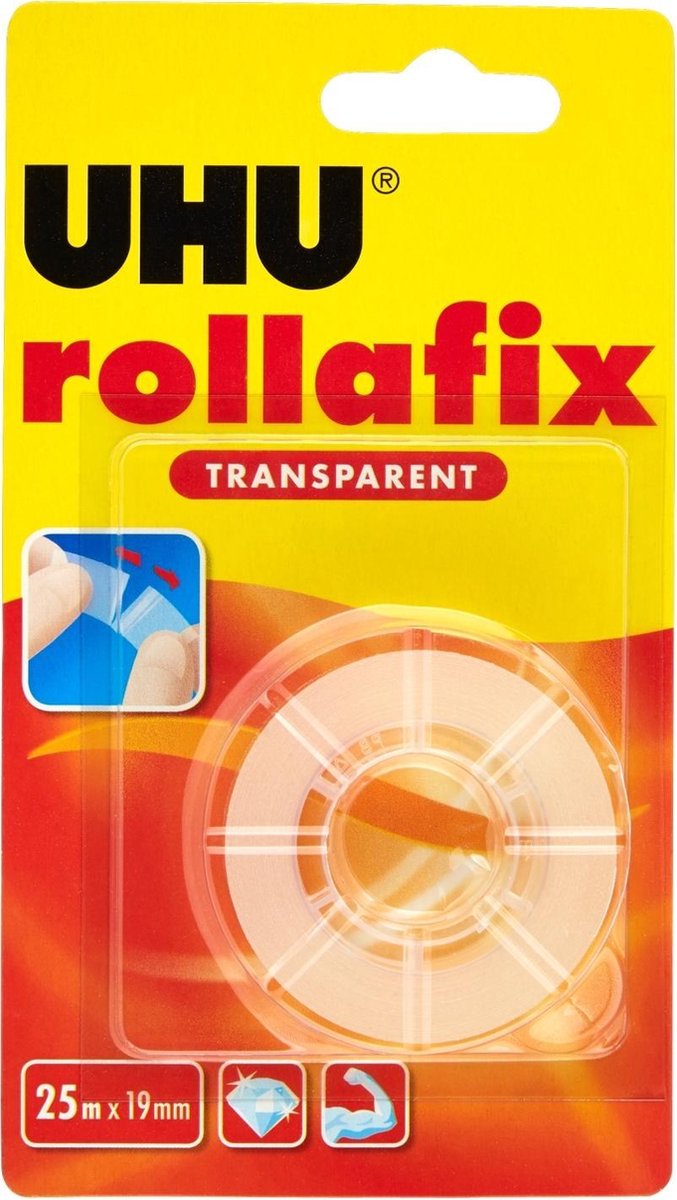 UHU Rollafix Refill 36945 Plakband Transparant (L X B) 25 M X 19 Mm 1 Rollen