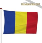 Roemeense Vlag Roemenië 200x300cm - Kwaliteitsvlag - Geschikt voor buiten