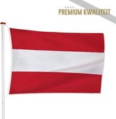 Oostenrijkse Vlag Oostenrijk 100x150cm - Kwaliteitsvlag - Geschikt voor buiten