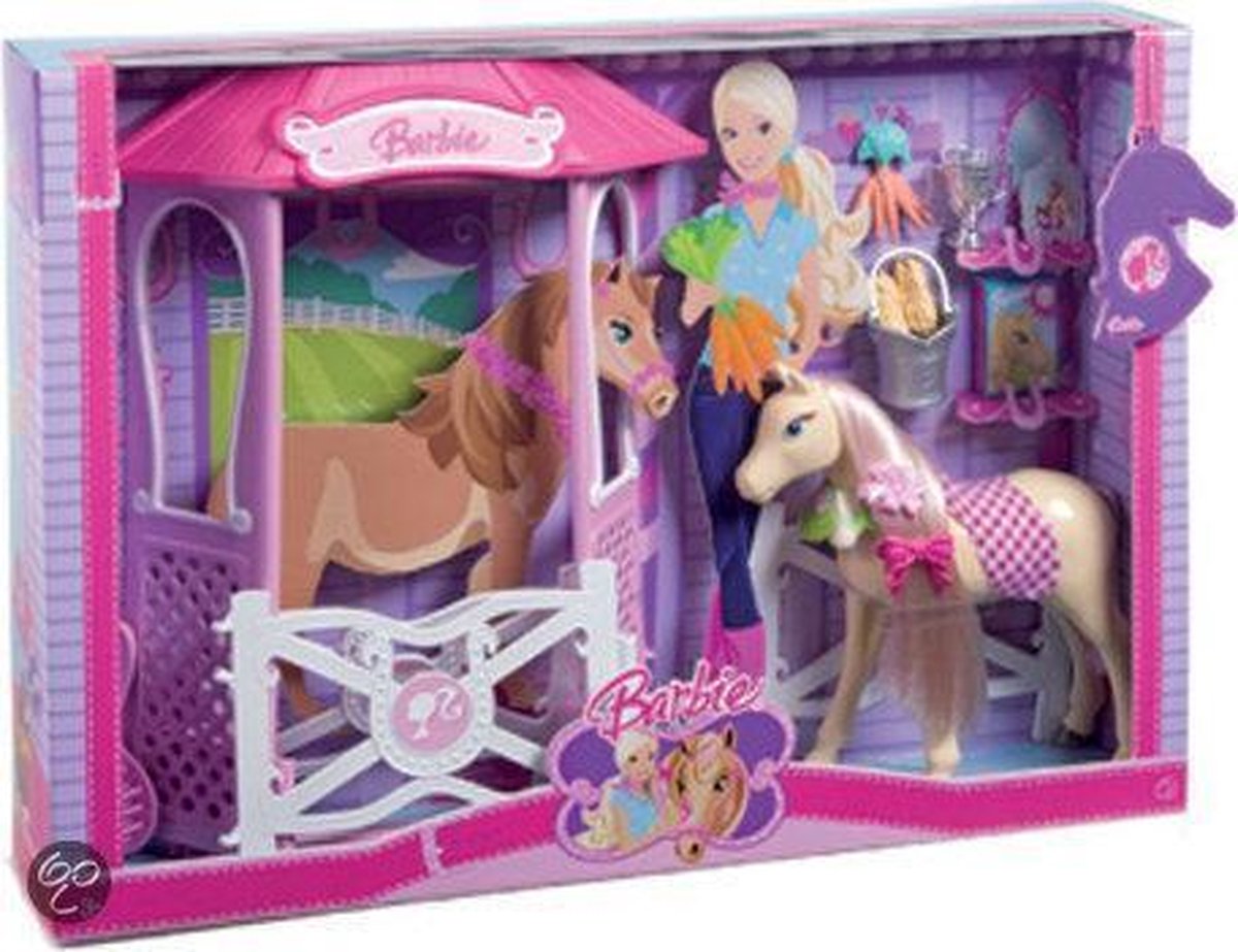 omvang feedback Hoofdkwartier Barbie Paardenstal | bol.com