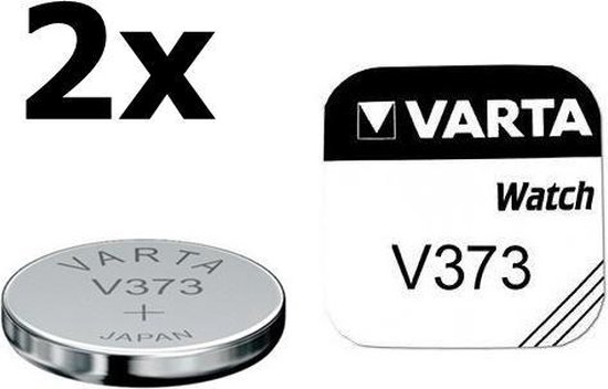 2 Stuks - Varta V373 23mAh 1.55V knoopcel batterij | bol.com