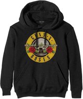 Guns N' Roses - Classic Logo Hoodie/trui - L - Zwart