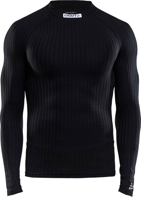 Craft Progress Baselayer Crewneck Longsleeve  Sportshirt - Maat L  - Mannen - zwart