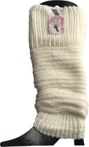 Beenwarmer - Basic/Gebreid - Gebrokenwit