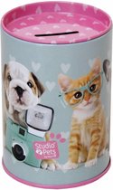 Studio Pets - Spaarpot - 10,5 cm - Multi