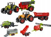 XL Tractor Met Aanhanger Speelset - Landbouw Boerderij Voertuigen Speel Traktor Set
