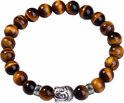 Fako Bijoux® - Buddha Armband - Deluxe - Tijgeroog Fako Bijoux® - Buddha Armband - Deluxe - Tijgeroog