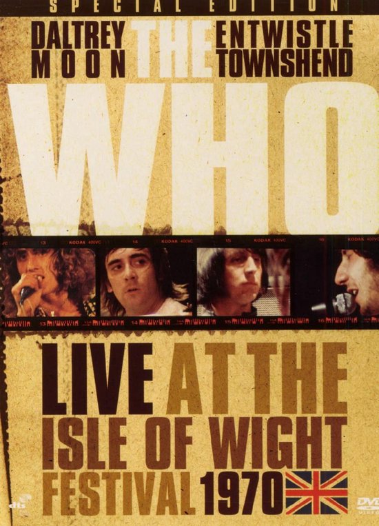 Cover van de film 'Who - Live At The Isle Of Wight Festival 1970'