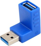 USB 3.0 Type A Adapter Male naar Female Hoek Omhoog