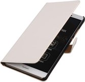 Huawei P8 Max Effen Booktype Wallet Hoesje Wit - Cover Case Hoes