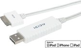 ICIDU iPad Flowing Light Cable USB-kabel 1 m USB 2.0 USB A Apple 30-p